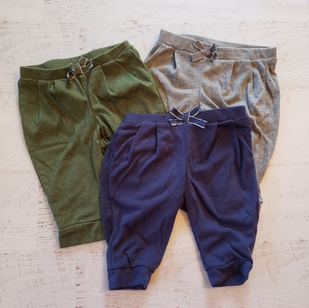 4 FOR $20 | CARTER'S | Baby Girl 3pc Pant Set 3mo